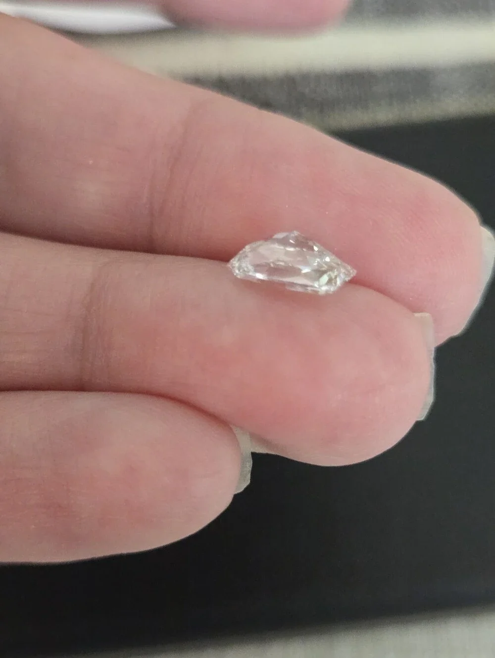 Certified Lab Grown Diamond,  Radiant Cut, 1.6 CT, F Color,  VS1 Clarity